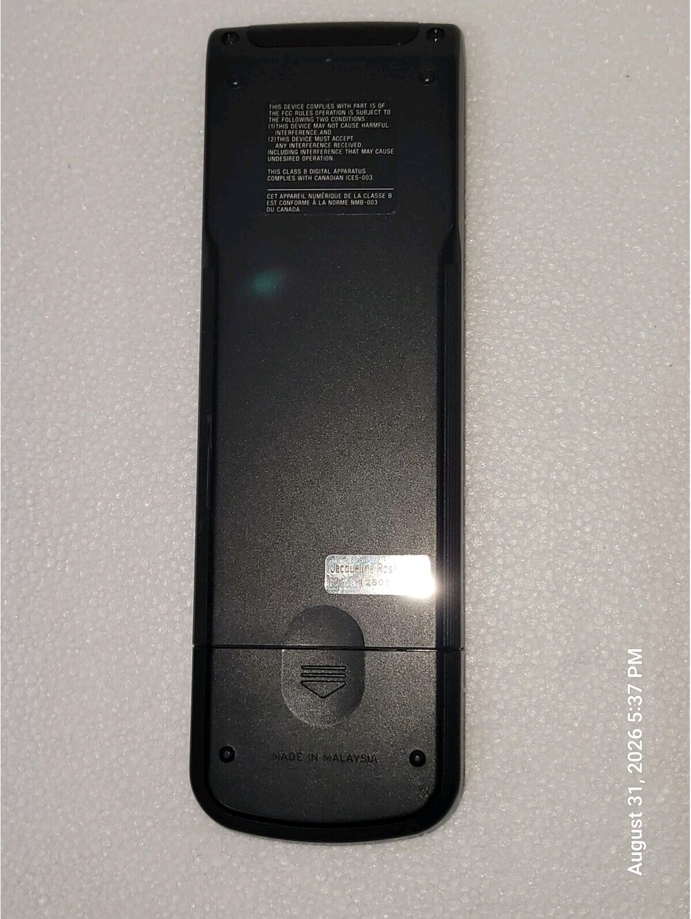 Original Sony RMT-D111A Remote Control DVPS550P - Picture 3 of 4